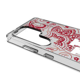 Indiana University Hoosiers Paisley Clear Phone Case for Samsung Galaxy