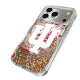 Indiana University Hoosiers Paisley Glitter Phone Case for Apple iPhone
