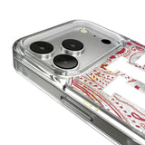 Indiana University Hoosiers Paisley Glitter Phone Case for Apple iPhone