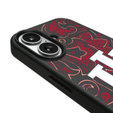 Indiana University Hoosiers Paisley MagSafe Compatible Phone Case for Apple iPhone