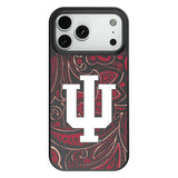 Indiana University Hoosiers Paisley MagSafe Compatible Phone Case for Apple iPhone