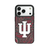 Indiana University Hoosiers Paisley MagSafe Compatible Phone Case for Apple iPhone