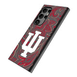Indiana University Hoosiers Paisley MagSafe Compatible Phone Case for Samsung Galaxy