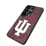 Indiana University Hoosiers Paisley MagSafe Compatible Phone Case for Samsung Galaxy