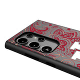 Indiana University Hoosiers Paisley MagSafe Compatible Phone Case for Samsung Galaxy