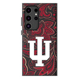 Indiana University Hoosiers Paisley MagSafe Compatible Phone Case for Samsung Galaxy