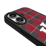 Indiana University Hoosiers Plaid MagSafe Compatible Phone Case for Apple iPhone