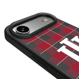Indiana University Hoosiers Plaid MagSafe Compatible Phone Case for Apple iPhone