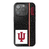 Indiana University Hoosiers Sidebar Black Bling Phone Case for Apple iPhone
