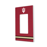 Indiana University Hoosiers Stripe Hidden-Screw Light Switch Plate