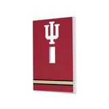 Indiana University Hoosiers Stripe Hidden-Screw Light Switch Plate