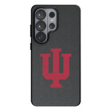 Indiana University Hoosiers Text Backdrop MagSafe Compatible Phone Case for Samsung Galaxy