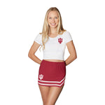 Indiana Hoosiers White Babydoll Tee