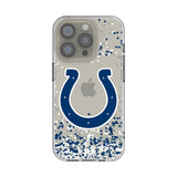 Indianapolis Colts Confetti Clear Phone Case for Apple iPhone