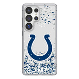 Indianapolis Colts Confetti Clear Phone Case for Samsung Galaxy