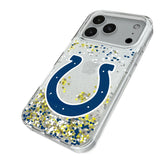 Indianapolis Colts Confetti Glitter Phone Case for Apple iPhone