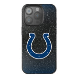 Indianapolis Colts Linen Black Bling Phone Case for Apple iPhone
