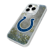 Indianapolis Colts Linen Glitter Phone Case for Apple iPhone