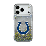 Indianapolis Colts Linen Glitter Phone Case for Apple iPhone