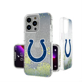 Indianapolis Colts Linen Glitter Phone Case for Apple iPhone