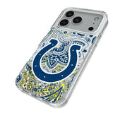 Indianapolis Colts Paisley Glitter Phone Case for Apple iPhone