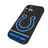 Indianapolis Colts Personalized EndZone Plus Bump Phone Case for Apple iPhone