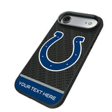 Indianapolis Colts Personalized EndZone Plus Bump Phone Case for Apple iPhone