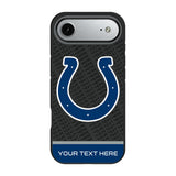 Indianapolis Colts Personalized EndZone Plus Bump Phone Case for Apple iPhone