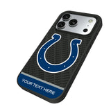 Indianapolis Colts Personalized EndZone Plus Bump Phone Case for Apple iPhone