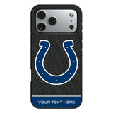 Indianapolis Colts Personalized EndZone Plus Bump Phone Case for Apple iPhone