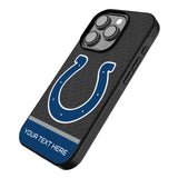 Indianapolis Colts Personalized EndZone Plus Bump Phone Case for Apple iPhone