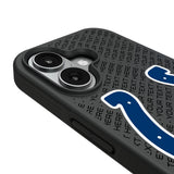 Indianapolis Colts Personalized EndZone Plus Bump Phone Case for Apple iPhone