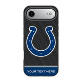 Indianapolis Colts Personalized EndZone Plus Bump Phone Case for Apple iPhone