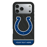Indianapolis Colts Personalized EndZone Plus Bump Phone Case for Apple iPhone
