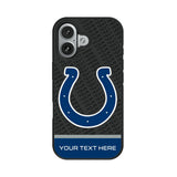 Indianapolis Colts Personalized EndZone Plus Bump Phone Case for Apple iPhone