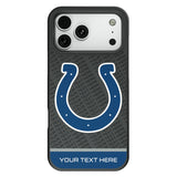 Indianapolis Colts Personalized EndZone Plus Bump Phone Case for Apple iPhone