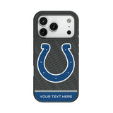 Indianapolis Colts Personalized EndZone Plus Bump Phone Case for Apple iPhone