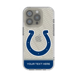 Indianapolis Colts Personalized EndZone Plus Clear Phone Case for Apple iPhone