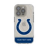 Indianapolis Colts Personalized EndZone Plus Clear Phone Case for Apple iPhone