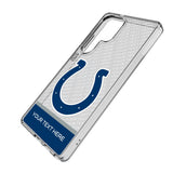 Indianapolis Colts Personalized EndZone Plus Clear Phone Case for Samsung Galaxy