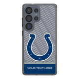 Indianapolis Colts Personalized EndZone Plus Clear Phone Case for Samsung Galaxy