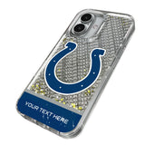 Indianapolis Colts Personalized EndZone Plus Glitter Phone Case for Apple iPhone
