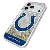 Indianapolis Colts Personalized EndZone Plus Glitter Phone Case for Apple iPhone