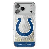 Indianapolis Colts Personalized EndZone Plus Glitter Phone Case for Apple iPhone