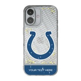 Indianapolis Colts Personalized EndZone Plus Glitter Phone Case for Apple iPhone