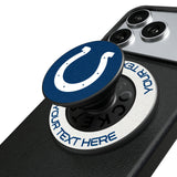 Indianapolis Colts Personalized Endzone Solid PopSockets Magnetic Phone Grip and Stand
