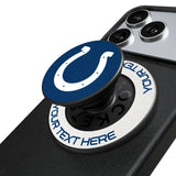 Indianapolis Colts Personalized Endzone Solid PopSockets Magnetic Phone Grip and Stand
