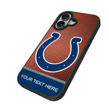 Indianapolis Colts Personalized Football Bump Phone Case for Apple iPhone