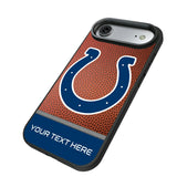 Indianapolis Colts Personalized Football Bump Phone Case for Apple iPhone