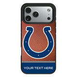 Indianapolis Colts Personalized Football Bump Phone Case for Apple iPhone